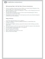 Preview for 14 page of Fisher & Paykel E150 Installation Instructions And User Manual