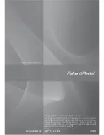 Preview for 44 page of Fisher & Paykel E150 Installation Instructions And User Manual