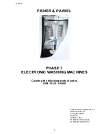 Preview for 3 page of Fisher & Paykel ecosmart GWL15 Service Manual