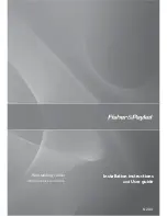 Preview for 1 page of Fisher & Paykel FREESTANDING COOKER OR120 Installation And Use Instructions Manual