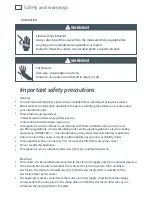 Preview for 4 page of Fisher & Paykel FREESTANDING COOKER OR120 Installation And Use Instructions Manual