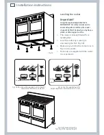 Preview for 10 page of Fisher & Paykel FREESTANDING COOKER OR120 Installation And Use Instructions Manual