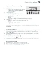 Preview for 33 page of Fisher & Paykel FREESTANDING COOKER OR120 Installation And Use Instructions Manual