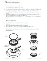 Preview for 36 page of Fisher & Paykel FREESTANDING COOKER OR120 Installation And Use Instructions Manual