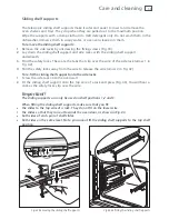 Preview for 41 page of Fisher & Paykel FREESTANDING COOKER OR120 Installation And Use Instructions Manual