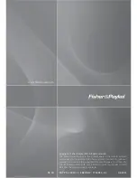 Preview for 52 page of Fisher & Paykel FREESTANDING COOKER OR120 Installation And Use Instructions Manual