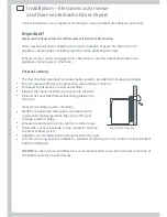 Preview for 8 page of Fisher & Paykel Front loading dryers Installation Instructions And User Manual