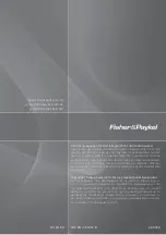 Preview for 80 page of Fisher & Paykel HC120DCXB Installation Instructions And User Manual