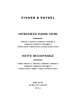 Fisher & Paykel HP3019 User Manual preview