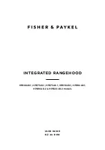 Предварительный просмотр 1 страницы Fisher & Paykel HPB12048-2 User Manual