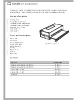 Preview for 4 page of Fisher & Paykel HS60CIW2 Installation Instructions And User Manual