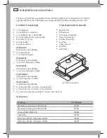 Preview for 4 page of Fisher & Paykel HS60CIWX3 Installation Instructions And User Manual