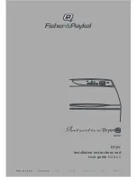 Предварительный просмотр 1 страницы Fisher & Paykel Intuitive DEIX1 User Manual