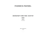 Preview for 1 page of Fisher & Paykel MINIMAL CID364DTB4 Installation Manual