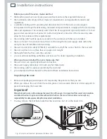 Предварительный просмотр 8 страницы Fisher & Paykel OB60S9DE Series Installation Instructions And User Manual