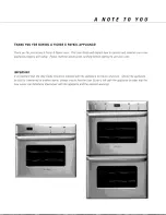 Предварительный просмотр 3 страницы Fisher & Paykel OD301MV1-87818 User Manual