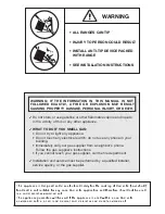 Preview for 2 page of Fisher & Paykel OR24SDMBGX Installation Instructions Manual