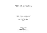 Fisher & Paykel OR30S Installation Manual предпросмотр