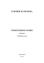 Preview for 1 page of Fisher & Paykel OR30SDE6 Series User Manual