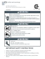 Предварительный просмотр 4 страницы Fisher & Paykel OR30SDPWSX Installation Instructions And User Manual