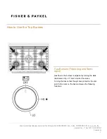 Fisher & Paykel OR36SDBMX1 How To Use Manual preview