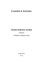 Preview for 1 page of Fisher & Paykel OR36SDI6 User Manual