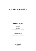 Предварительный просмотр 1 страницы Fisher & Paykel OS24SDTB1 User Manual