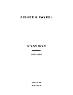 Fisher & Paykel OS60 User Manual preview