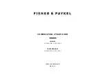 Предварительный просмотр 1 страницы Fisher & Paykel OS60SDTB1 Installation Manual