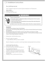 Preview for 8 page of Fisher & Paykel RX216 Installation Instructions And User Manual