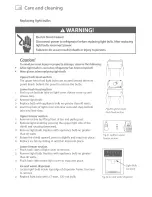 Preview for 36 page of Fisher & Paykel RX216 Installation Instructions And User Manual