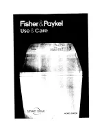 Предварительный просмотр 1 страницы Fisher & Paykel Smart Drive GWL08 Use & Care Manual