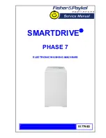 Fisher & Paykel SmartDrive GW512 Service Manual предпросмотр