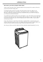 Preview for 5 page of Fisher & Paykel WA1060 Series Installation Manual/User Manual