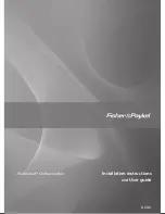 Fisher & Paykel WashSmart Installation Instructions And User Manual preview