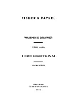 Preview for 1 page of Fisher & Paykel WB24S User Manual