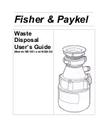 Preview for 1 page of Fisher & Paykel WD1001 User Manual