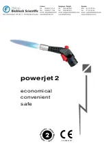 Preview for 1 page of Fisher Bioblock Scientific powerjet 2 Manual