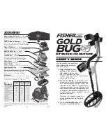Fisher Labs Gold Bug DP Owner'S Manual preview