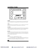 Preview for 6 page of Fisher Labs XLT-30 Operating Manual