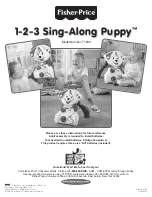 Fisher-Price 1-2-3 Sing-Along Puppy 71298 Instructions preview