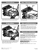 Предварительный просмотр 12 страницы Fisher-Price 3-in-1 Construction Rider Instruction Sheet