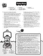 Fisher-Price 72384 Instructions Manual preview