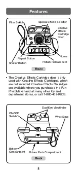 Preview for 2 page of Fisher-Price 73860 Manual