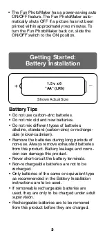 Preview for 3 page of Fisher-Price 73860 Manual