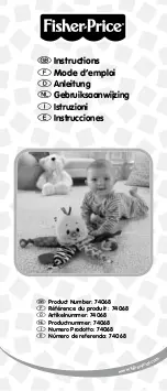 Fisher-Price 74068 Instructions Manual preview