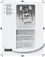 Предварительный просмотр 1 страницы Fisher-Price B8046 Instructions Manual