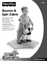 Fisher-Price Baby GymTasTics Zebra K0317 Instruction Sheet preview