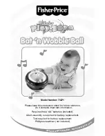 Fisher-Price Baby Play Zone Bat'n Wobble Ball 73271 Instructions Manual предпросмотр