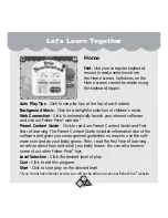 Preview for 20 page of Fisher-Price Baby Smartronics 71657 Parents' Manual